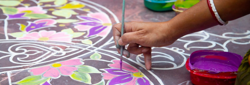 Create Stunning Mandala Rangoli Art with Brush Pens This Diwali