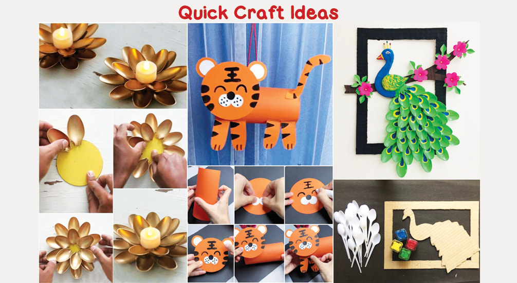 Republic Day Craft Ideas With Paper and Spoons For Kids