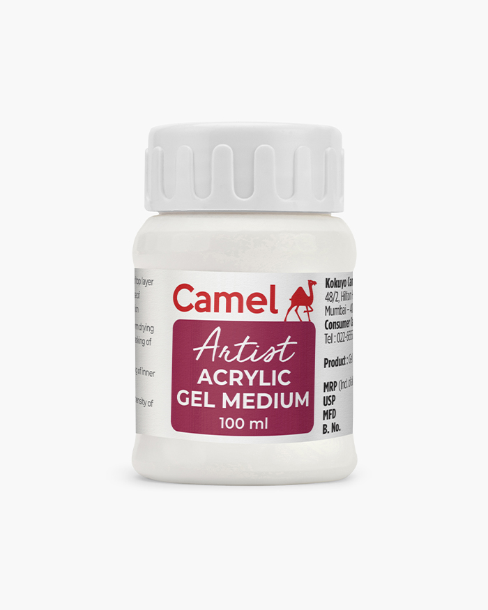 Buy Camel Acrylic Gel Medium Individual jar of 100 ml Online in India