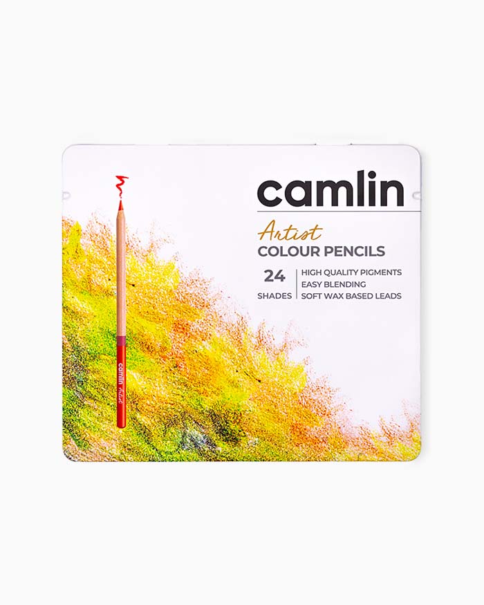 Camlin Artist Colour Pencils Assorted pack of 24 shades