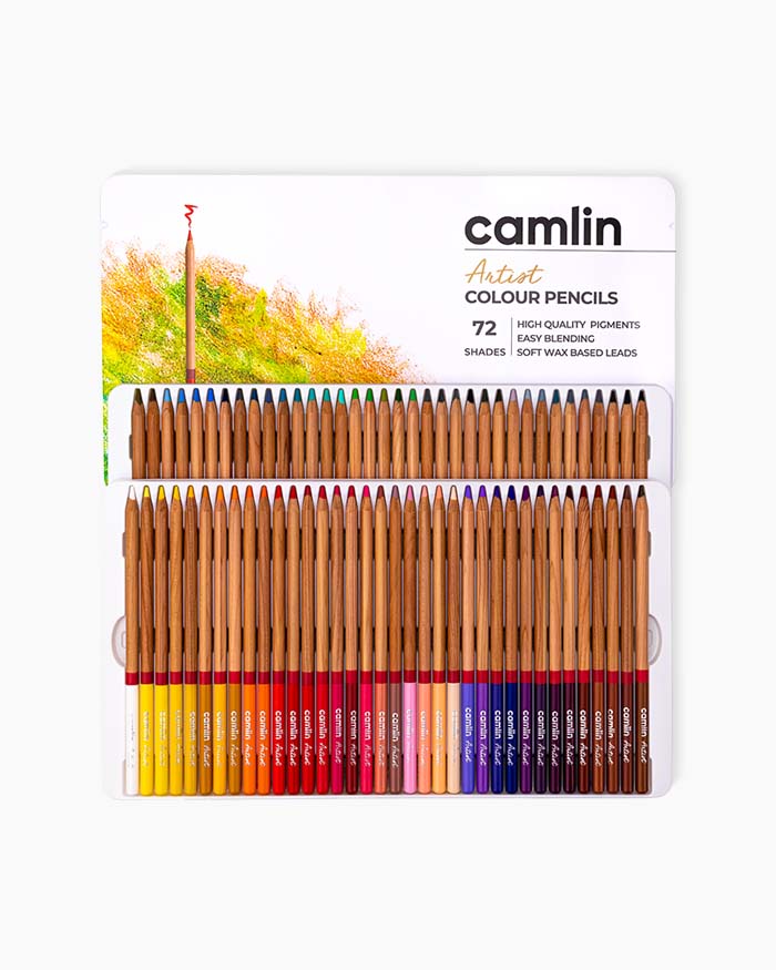 Camlin Artist Colour Pencils Assorted pack of 72 shades