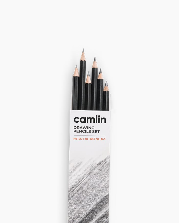 Buy Camlin Drawing Pencils Assorted pack of 6 grades Online in India