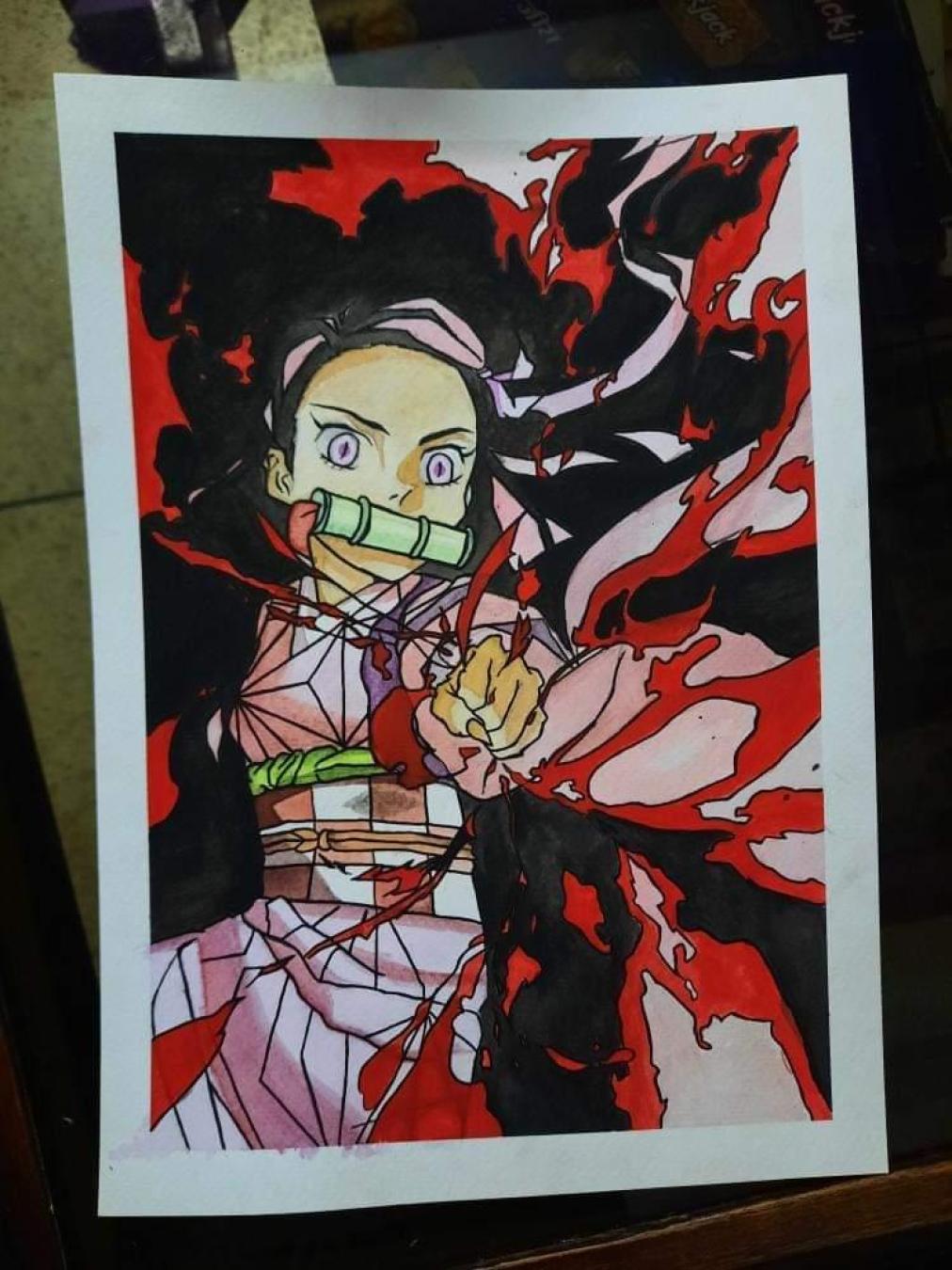 Nezuko created by Melon