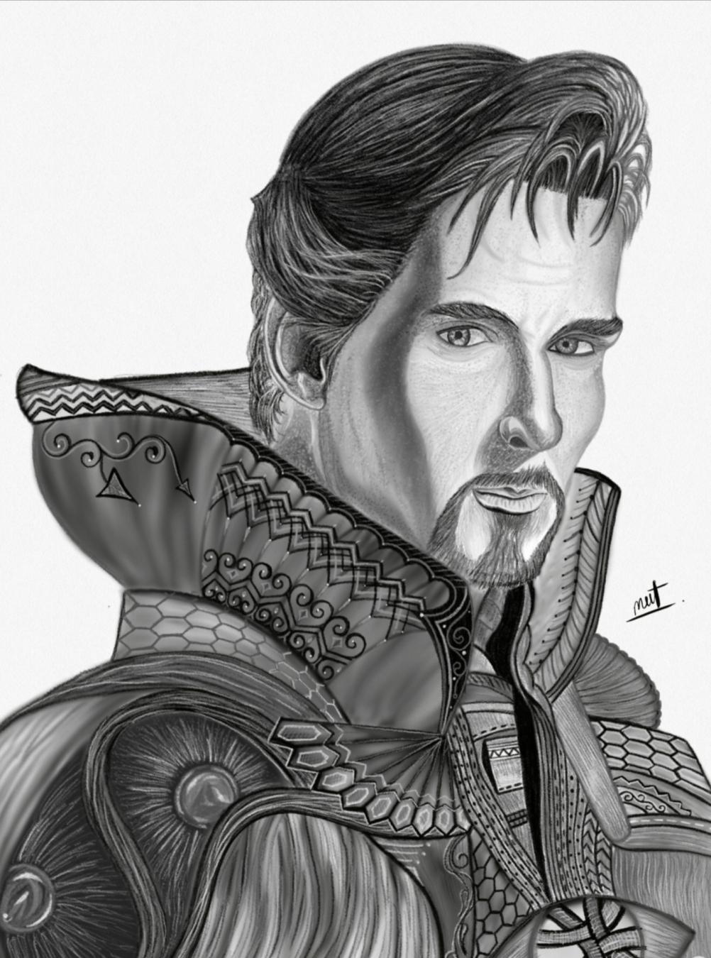 Doctor strange created by Italiya Meet