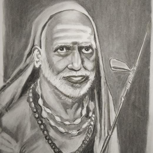 Kanchi Maha Periyavaa created by Vignesh C