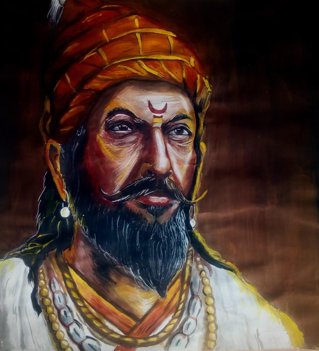 Shivaji Maharaj created by snehal khawne