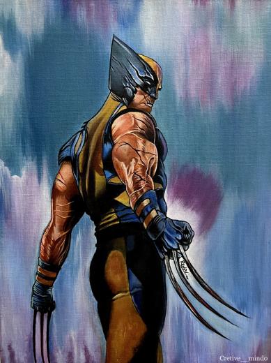 Wolverine painting created by Raghav arts