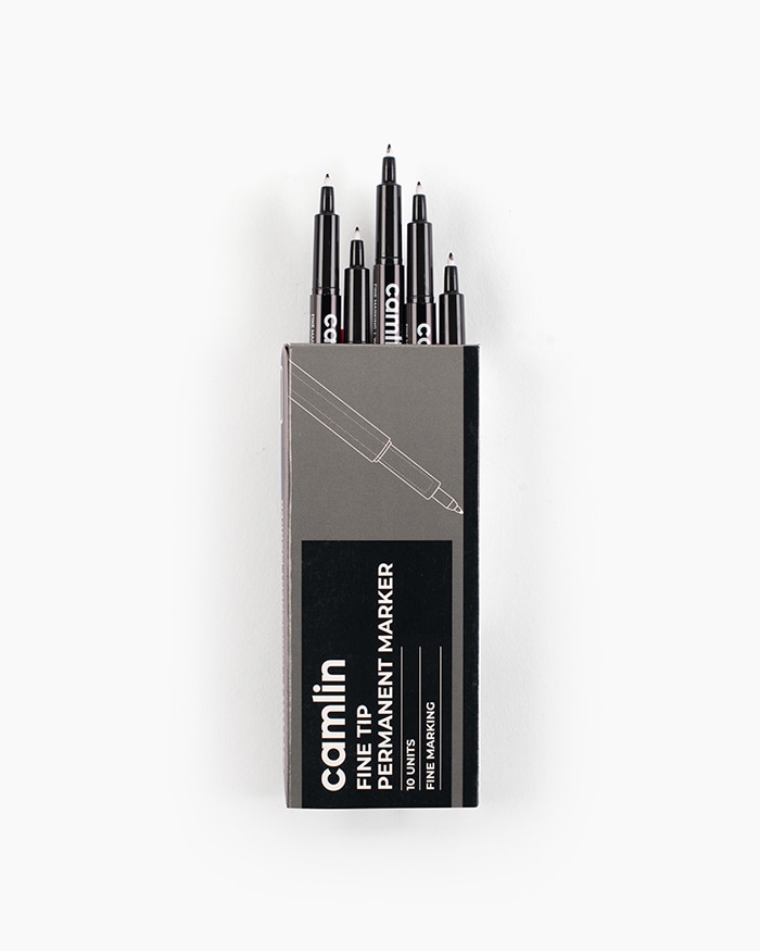 Buy Camlin Whiteboard Markers Carton of 10 markers in Black shade