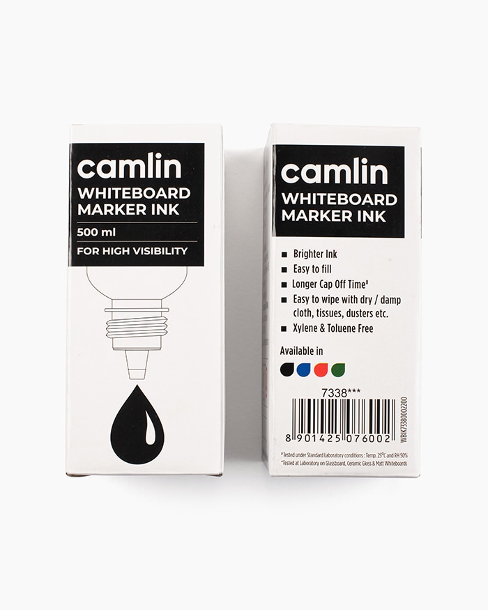 Camlin Whiteboard Marker Ink Individual bottle of 500 ml in Green shade