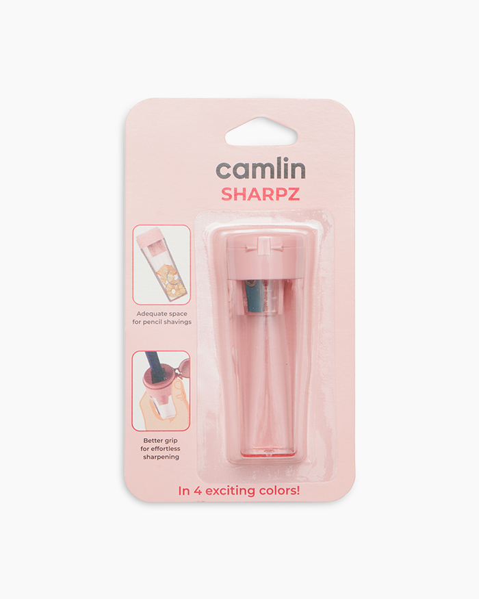 Camlin Sharpz Individual sharpener in Pink